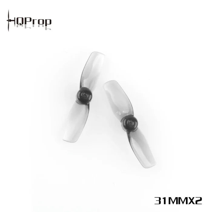 HQ Micro Whoop Prop 31MMX2 Grey (2CW+2CCW)-Poly Carbonate-1MM Shaft - Image 1