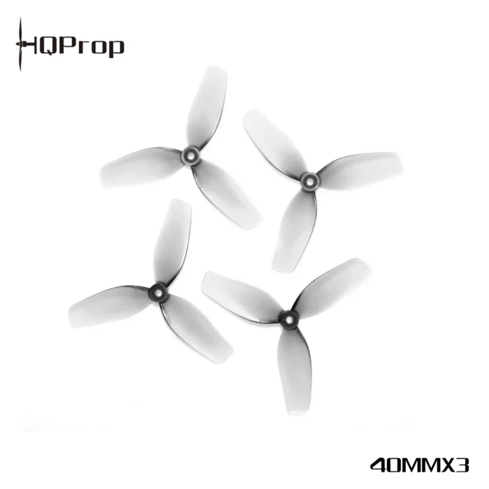 HQ Ultralight Whoop Prop 40MMX3 (2CW+2CCW)-Poly Carbonate-1.5MM Shaft - Image 2