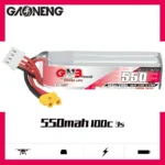 GAONENG GNB 550mAh 3S 100C 11.4V LiHV XT30 LiPo Battery - Image 6
