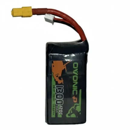 Ovonic 1300mAh 120C 6S1P LiPo Battery with XT60 Plug
