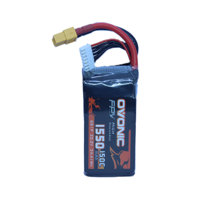 Ovonic 1550mAh 150C 6S1P LiPo Battery with XT60 Plug