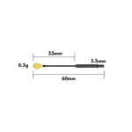Flywoo 5.8G Light Brass Antenna UFL for VTX - Image 2