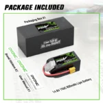 OVONIC 850mAh 4S 150C LiPo Battery with XT30 Plug - Image 3