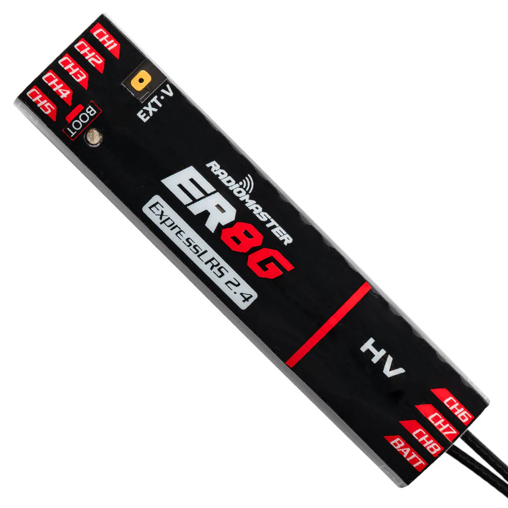 RadioMaster ER8G 2.4GHz ELRS PWM Receiver RadioMaster ER8G 2.4GHz ELRS PWM Receiver - Image 1