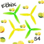 Ethix S4 Lemon Lime (2CW+2CCW)-Poly Carbonate 5inch Propeller - Image 2