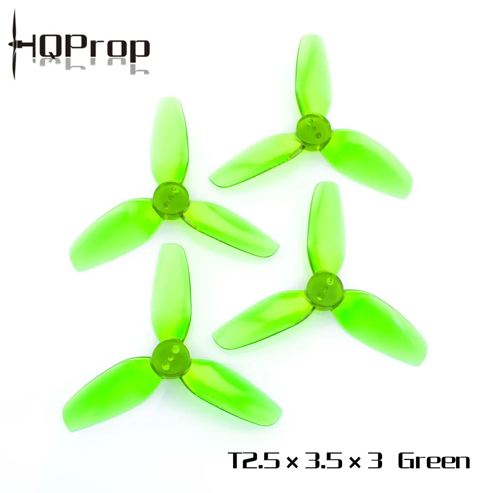 HQ Durable Prop T2.5X3.5X3 (2CW+2CCW)-Poly Carbonate Propeller green fpvguru HQ Durable Prop T2.5X3.5X3 (2CW+2CCW)-Poly Carbonate Propeller - Image 1