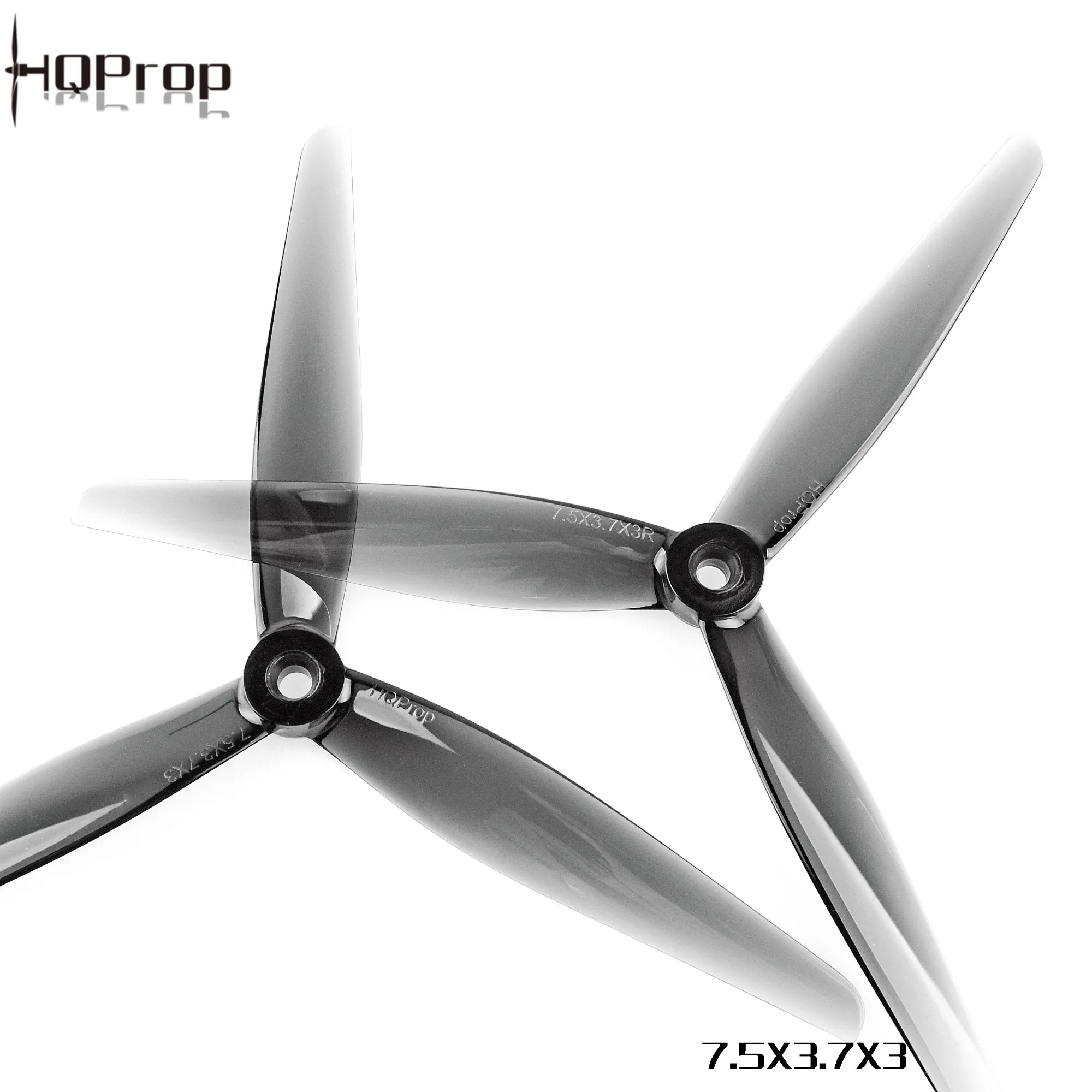 HQProp 7.5X3.7X3 Light Grey (2CW+2CCW)-Poly Carbonate 7.5inch Propeller HQProp 7.5X3.7X3 Light Grey (2CW+2CCW)-Poly Carbonate 7.5inch Propeller - Image 1