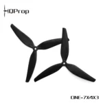 HQProp Cine7(7X4X3) (2CW+2CCW) Black-Glass Fiber Reinforced Nylon 7inch Propeller