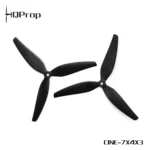 HQProp Cine7(7X4X3) (2CW+2CCW) Black-Glass Fiber Reinforced Nylon 7inch Propeller - Image 2