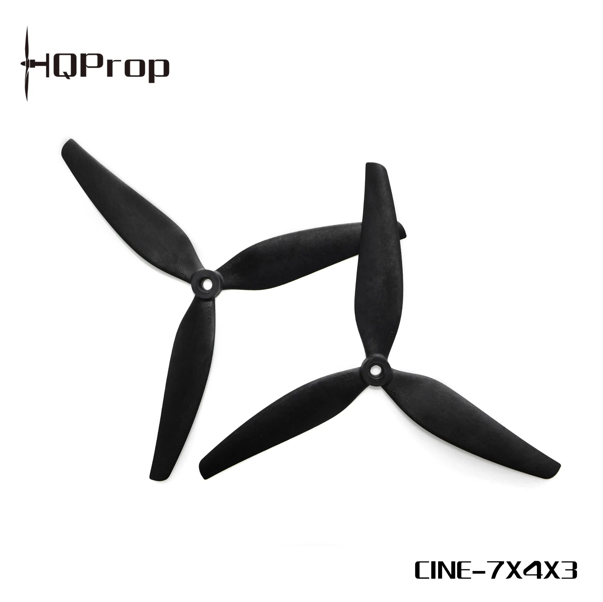 HQProp Cine7(7X4X3) (2CW+2CCW) Black-Glass Fiber Reinforced Nylon 7inch Propeller HQProp Cine7(7X4X3) (2CW+2CCW) Black-Glass Fiber Reinforced Nylon 7inch Propeller - Image 1