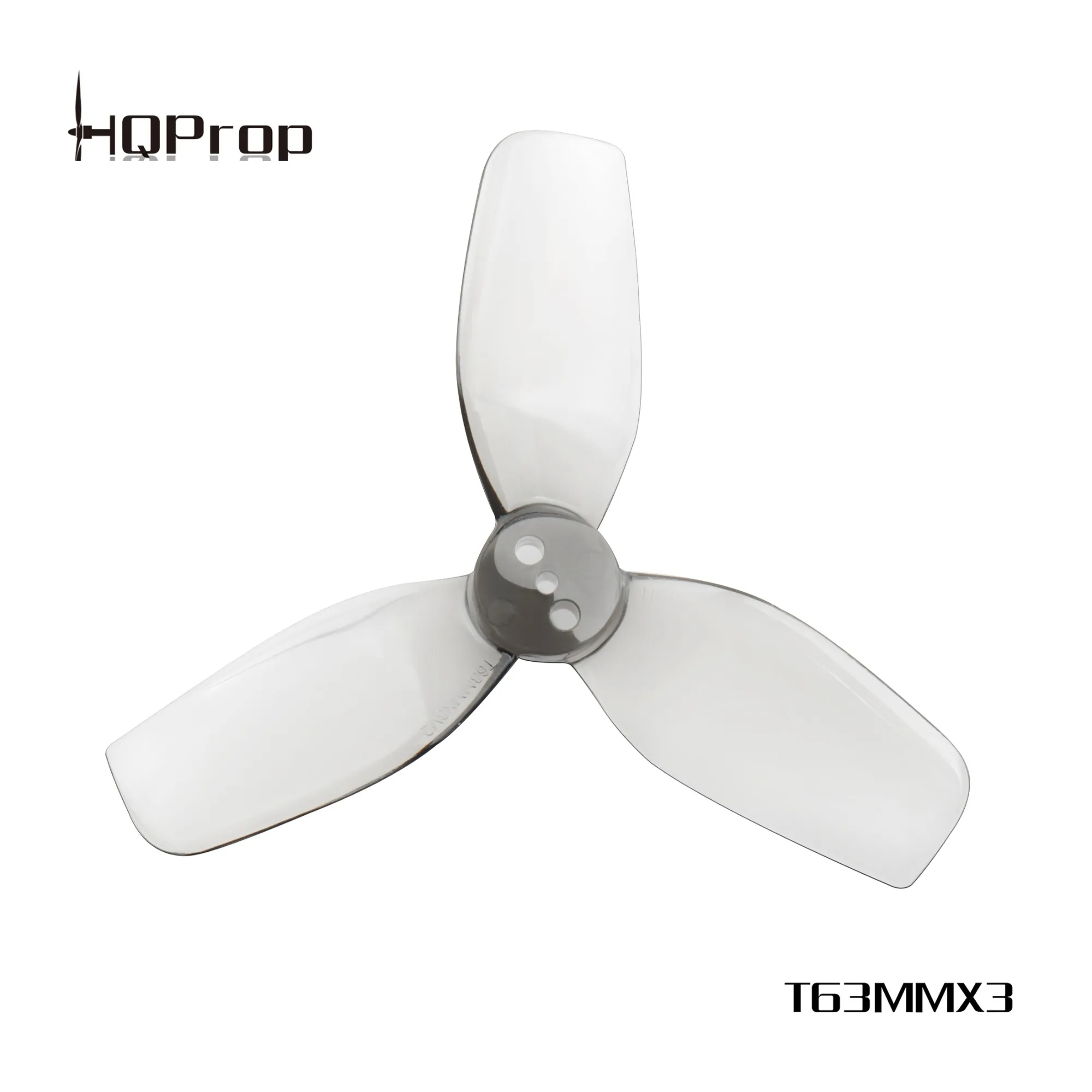 HQProp DT63MMX3 V2 Grey (2CW+2CCW)-Poly Carbonate 2.5inch Propeller HQProp DT63MMX3 V2 Grey (2CW+2CCW)-Poly Carbonate 2.5inch Propeller - Image 1