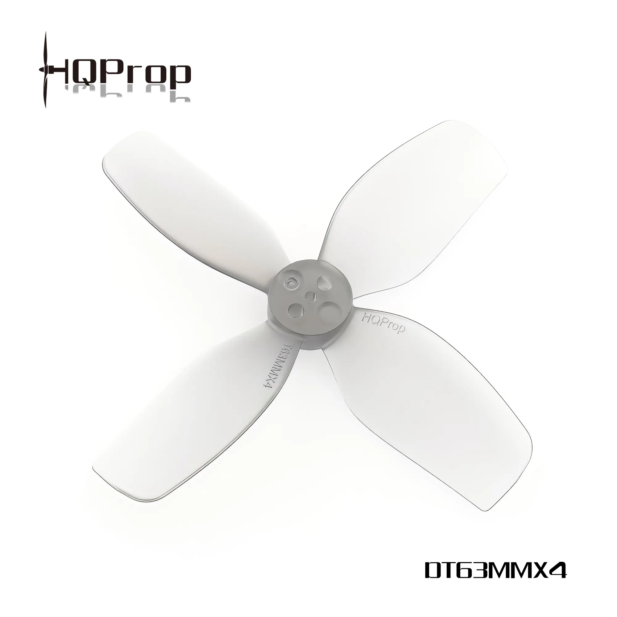 HQProp DT63MMX4 Grey (2CW+2CCW)-Poly Carbonate 2.5inch Propeller HQProp DT63MMX4 Grey (2CW+2CCW)-Poly Carbonate 2.5inch Propeller - Image 1